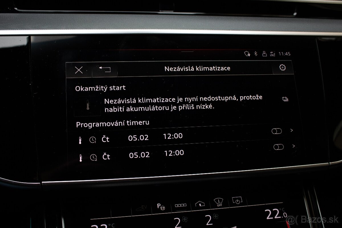 Audi A8 60 TFSI-e V6, masáž, webasto, pano, nelakované - 16