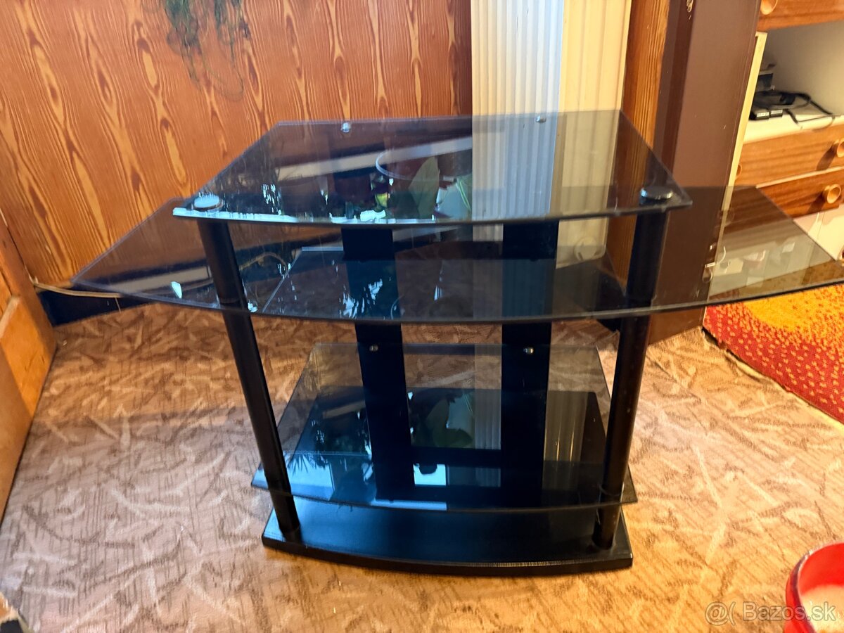 Konferencny stolik tmave sklo - 16