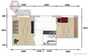 Na predaj 2-izbový byt v Ružinove, Bratislava-Rezedova ulica - 16