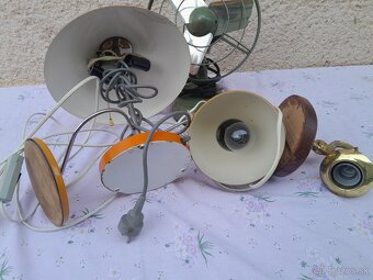 Historická petrolejová,elektrická,retro vetilátor. - 16