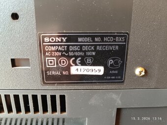 SONY MHC-BX5...2x95W RMS - 16