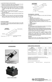 UV lampy (nové) 2x Spectroline uv light ES-160/F - 16