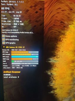 Herný a pracovný PC- Ryzen 5 3600, RX 5700 XT, 32GB RAM DDR4 - 16