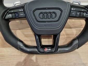 AUDI VOLANT KARBONOVY A6 A7 C8 Q8 S8 SQ8 E-TRON - 16