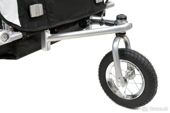 Nový cyklovozík 2v1,príves za bicykel, trojkolka - 16