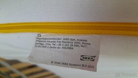Detska postel Ikea Kritter 160x70cm,biela+matrac a rost - 16
