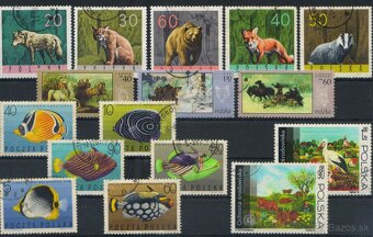 Poštové známky, filatelia: Fauna a flóra - 16
