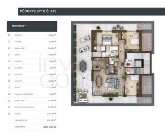 2333 NA PREDAJ EXKLUZÍVNE ŠTVORIZBOVÉ BYTY - 16