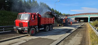 Dovoz sypkých materiálov vozidlom tatra 815,zemné a výkopové - 16