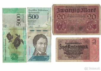 Zbierka bankoviek po 2 eura a 3eur - rôzne - 16