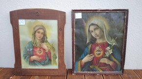 Predám starožitné náboženské obrazy- cena za kus 16 EURO - 16