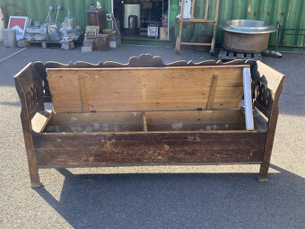 starožitné ľudové lavice - 16