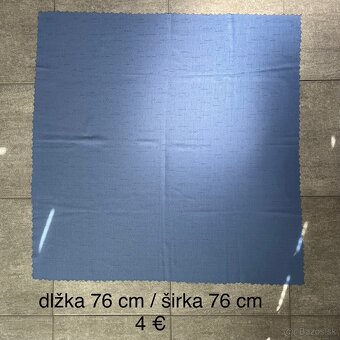 Predám retro ručne vyšívané kvetinkové obrusy aj iné. - 16