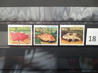 Poštové známky č.469 - OCEÁNIA - 20 sérií - 16