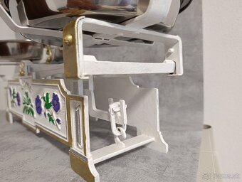 Staré krásně zrenovované 5kg dvoumiskové váhy KOSMOS. - 16