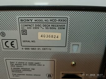 SONY RX90... plne funkčná...2x100W RMS - 16