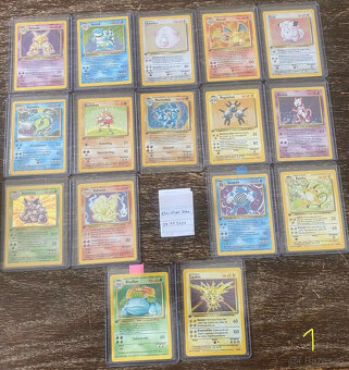 Stará kolekcia kariet Pokémonov - 16