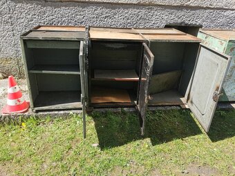 Plechové skrinky,regale,poličky do dielne a pod... - 16
