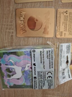 Pokémon kartičky,zlaté kovové,balíčky,mince,obaly,Pikachu - 16