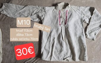 Stary kroj MUŽSKÉ KOŠELE A NOHAVICE - 16