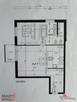 2-izbový byt s parkovaním Vajnory - 16