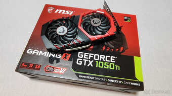 MSI GTX 1050 Ti Gaming X 4G - 16
