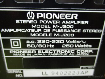 Pioneer M-J200, GR-J300, CX-J300 - 16