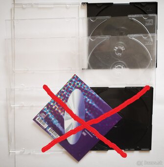 Obaly na média CD a DVD, tenšie aj hrubšie. - 16