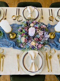 Veľká retro obedová súprava, posielam kuriérom - 16