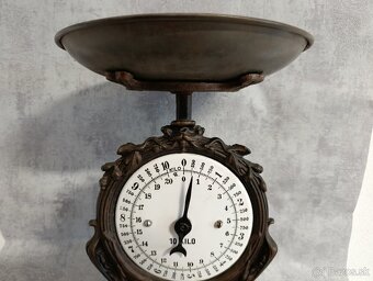 Velmi pěkné jednomiskové figuralné 10kg váhy - 16