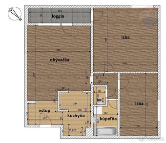 PREDAJ: veľký 3 izbový byt, staršia Novostavba, Nová Rožňavs - 16
