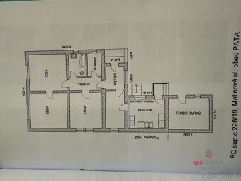 Rodinný dom 3,5 izbový Pata, na rovinatom pozemku - 16