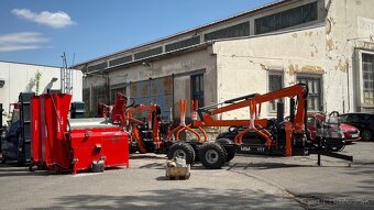 Vyvažací vlek,vývozka MTM 10T s HR Hydraulickou rukou 6.6m - 16