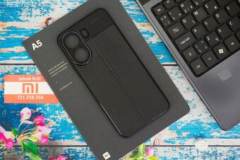 Puzdro s koženkovým vzorom pre Xiaomi / Redmi / Poco - 16