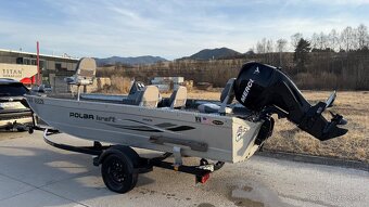 Predám rybársky hliníkový čln Polar craft 180PB - 16