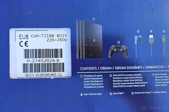 Predám PS4 Pro 1TB (CUH-7216B) TOP stav - 16