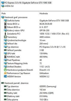 PC CORSAIR, Intel i5-7600K@3,8GHz,GTX 1060, 16GB DDR3, 3xSSD - 16