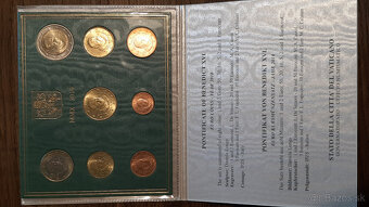 Kompletná zbierka UNC euromincí Vatikán (2002–2024)na predaj - 16