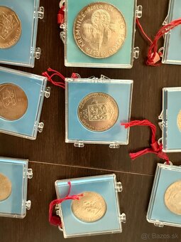 strieborne mince prof - 16