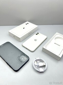 iPhone 11 WHITE TOP STAV AKO NOVÝ NOVÁ BATÉRIA 100% - 16
