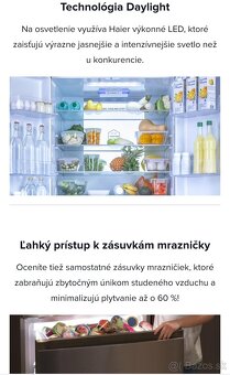 Americká chladnička Haier HB26FSSAAA - 16