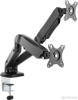 AlzaErgo Arm AR2.1 čierny držiak na 2 monitory - 16