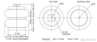 Prídavné vzduchové pruženie Fiat Ducato/Citroen Jumper/Boxer - 16