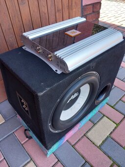 Subwoofer SPL 2000W + zosilňovač Jbl GTO4060 - 16