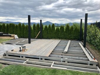 Pergoly Altánky Prístrešky Terasy Drevené Žaluzie - 16