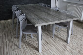 Nový jedálenský stôl pre 8-10 ľudí 300cm x 110cm - 16