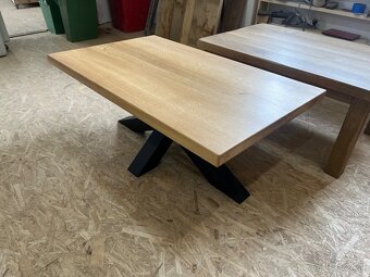 Masívny konferenčný dubový stôl - 16