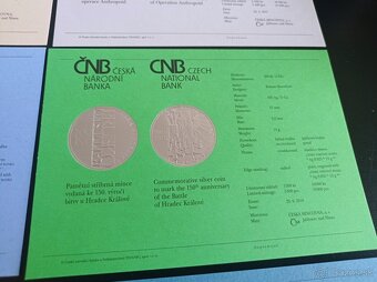 Strieborné mince 200 korún Česká Republika PROOF - 16