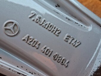 Predám hlinikové disky org.Mercedes GLK-AMG--R19-dvojrozmer - 16