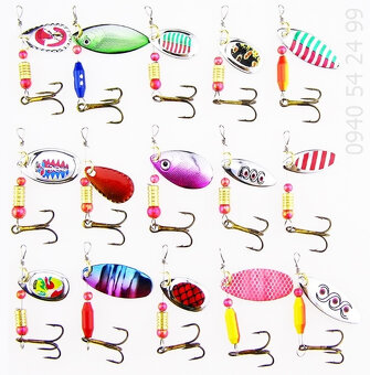 Rybárske potreby - blinkre rotačky blyskáče - 16